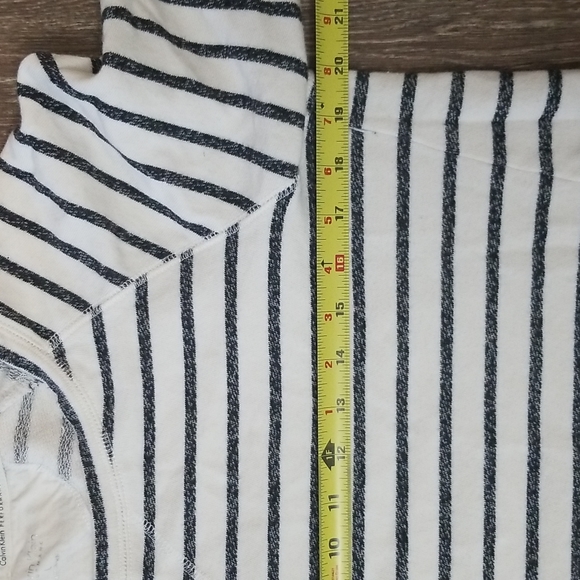Calvin Klein Performance Striped L/S Lightweight Sweatshirt Size M - Picture 5 of 9